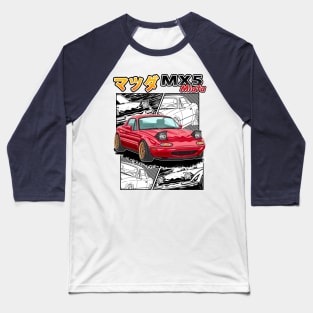 JDM Mazda MX5 Miata Baseball T-Shirt